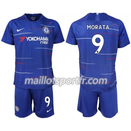 Maillot de Foot Chelsea MORATA 9 Enfant Domicile 2018/19 Maillot de Foot Chelsea MORATA 9 Enfant Domicile 2018/19